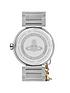  image of vivienne-westwood-poplar-ladies-quartz-watch-with-champagne-dial-stainless-steel-two-tone-bracelet