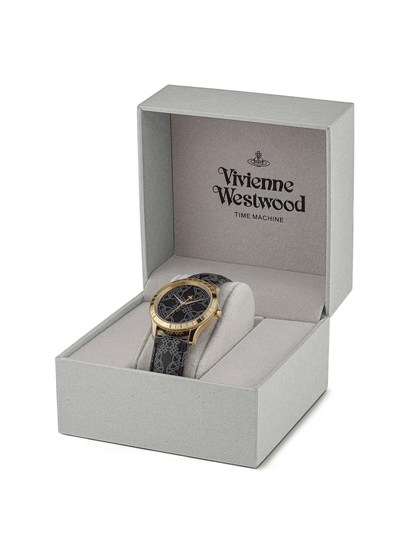  image of vivienne-westwood-berkeley-ladies-quartz-watch-with-black-dial-black-leather-strap