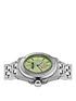  image of vivienne-westwood-leamouth-unisex-quartz-watch-with-green-dial-stainless-steel-bracelet