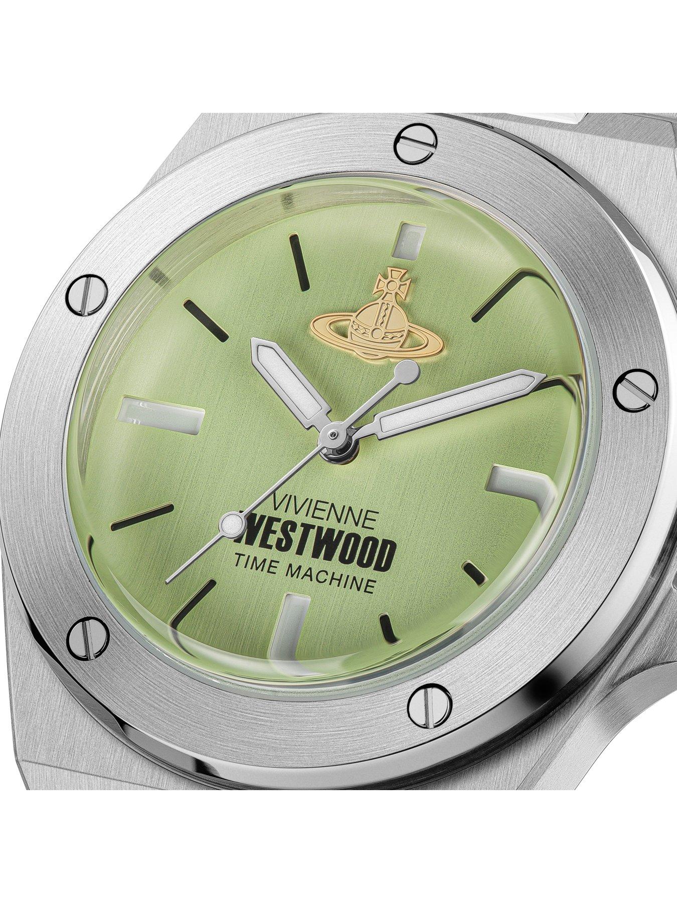 Green vivienne best sale westwood watch