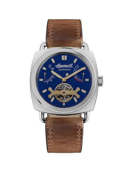 ingersoll-the-nashville-automatic-mens-watch-with-blue-dial-and-tan-leather-strap-i13001
