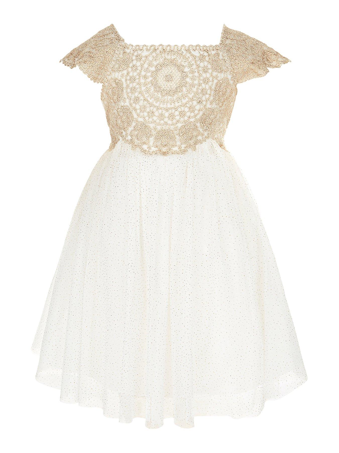 undefined Baby Girls Estella Dress - Gold