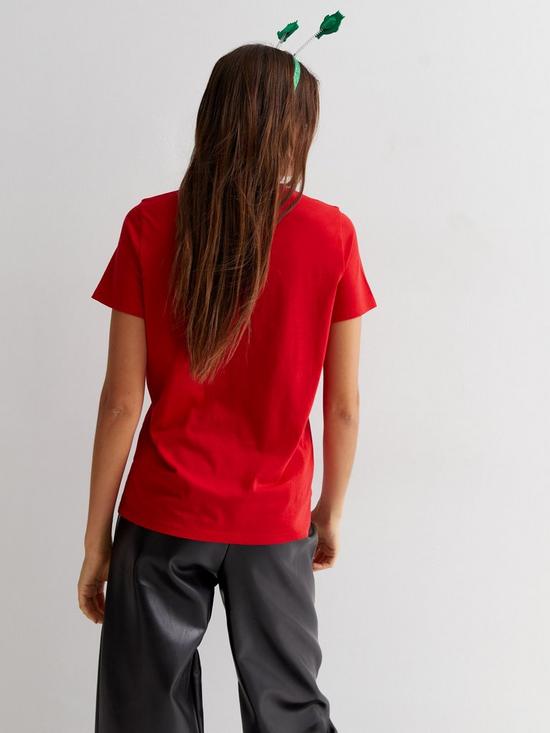 stillFront image of new-look-bright-red-sprout-tee