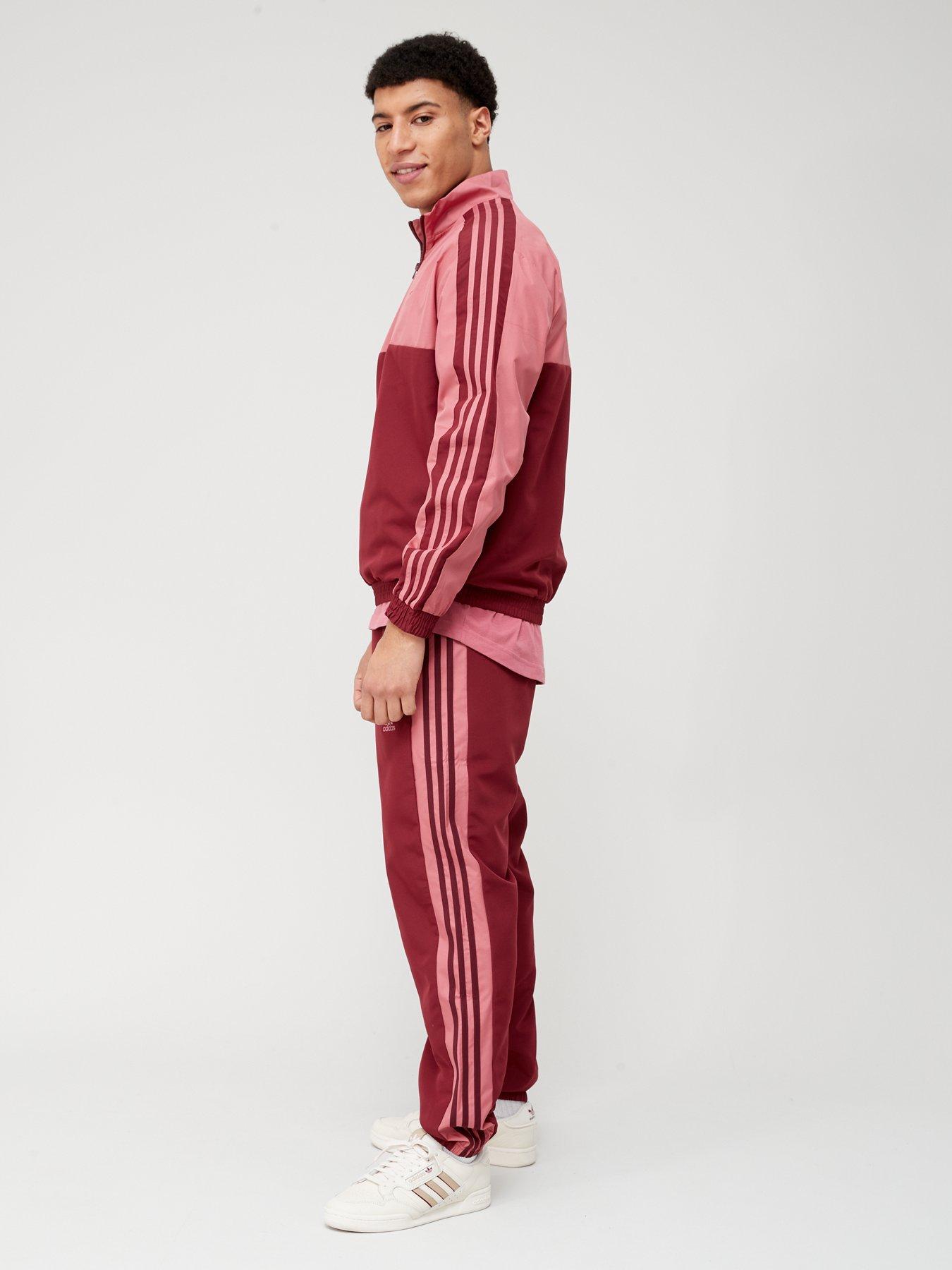 Adidas best sale tracksuit brown