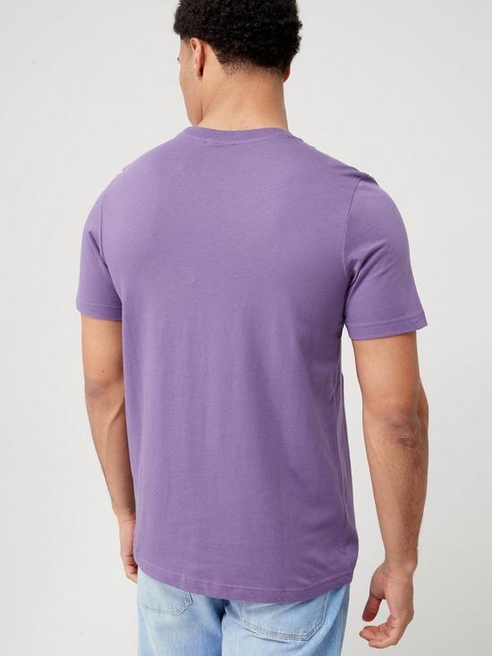 stillFront image of adidas-originals-trefoil-essentials-t-shirt-purple