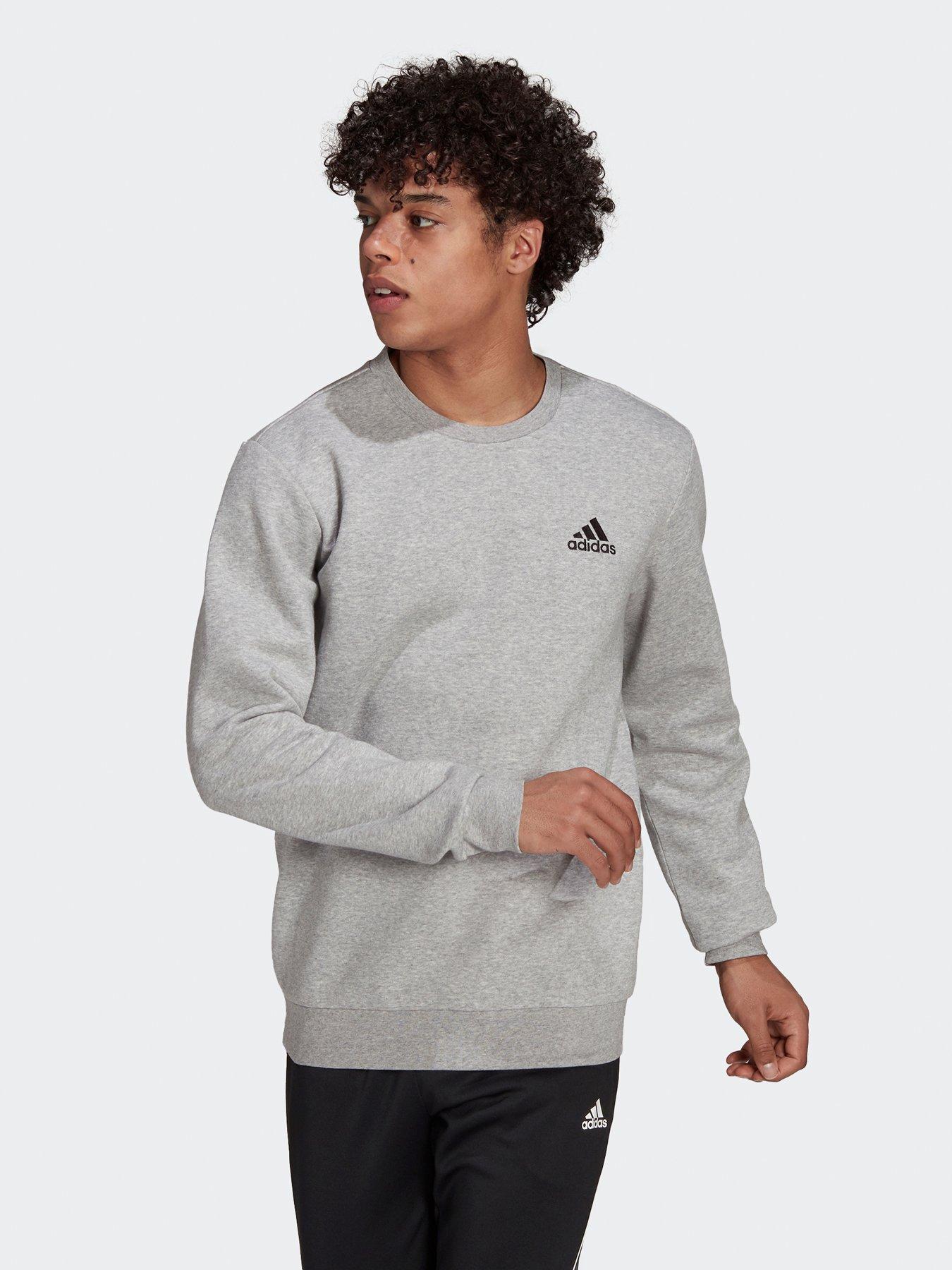 Deltage Harmoni fragment adidas Feelcozy Sweatshirt - Grey (Plus Size) | littlewoods.com