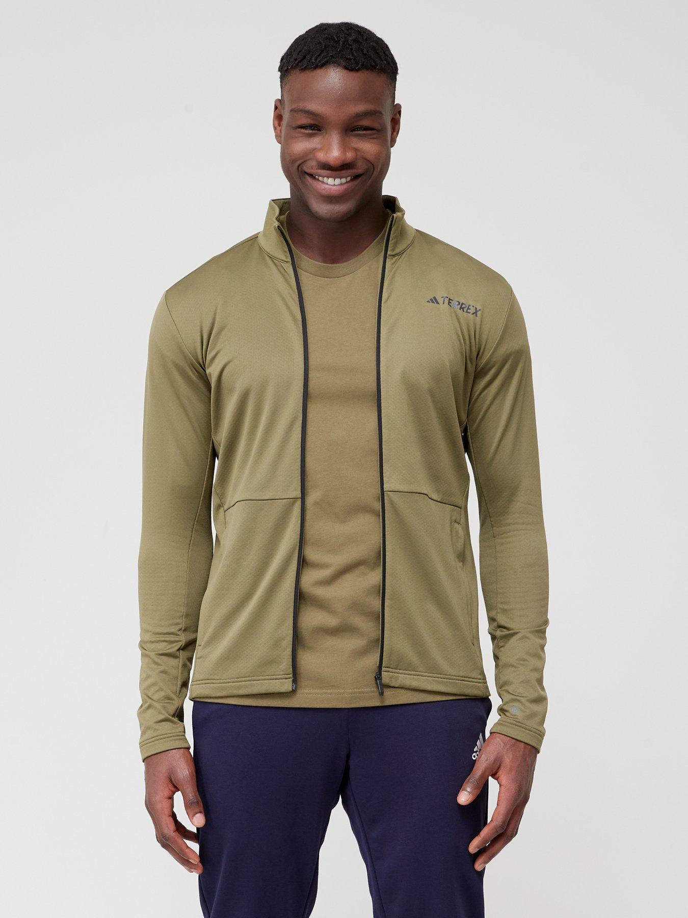Khaki adidas jacket store