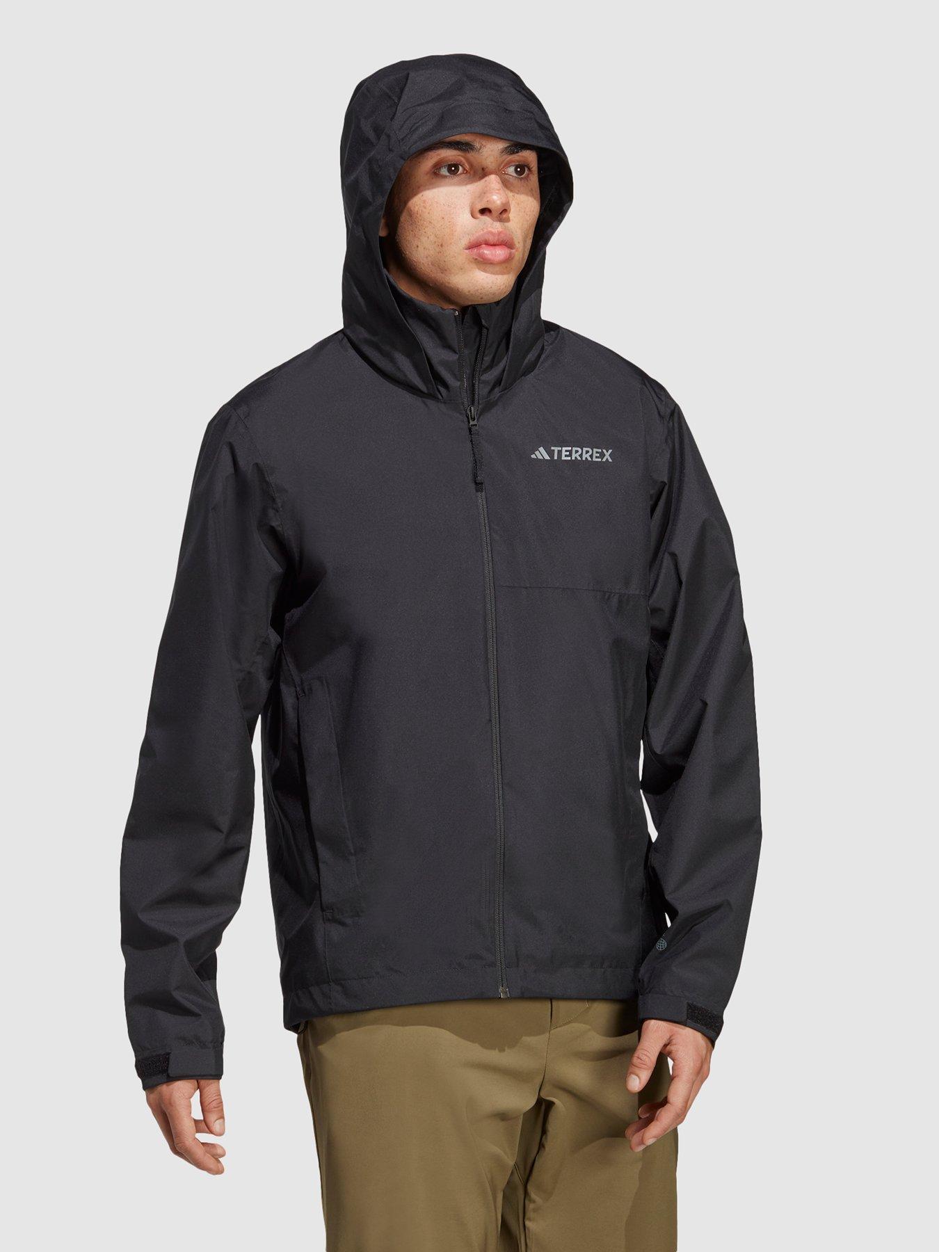 UNDER ARMOUR Men's Running Storm Hooded Jacket - Black/Grey