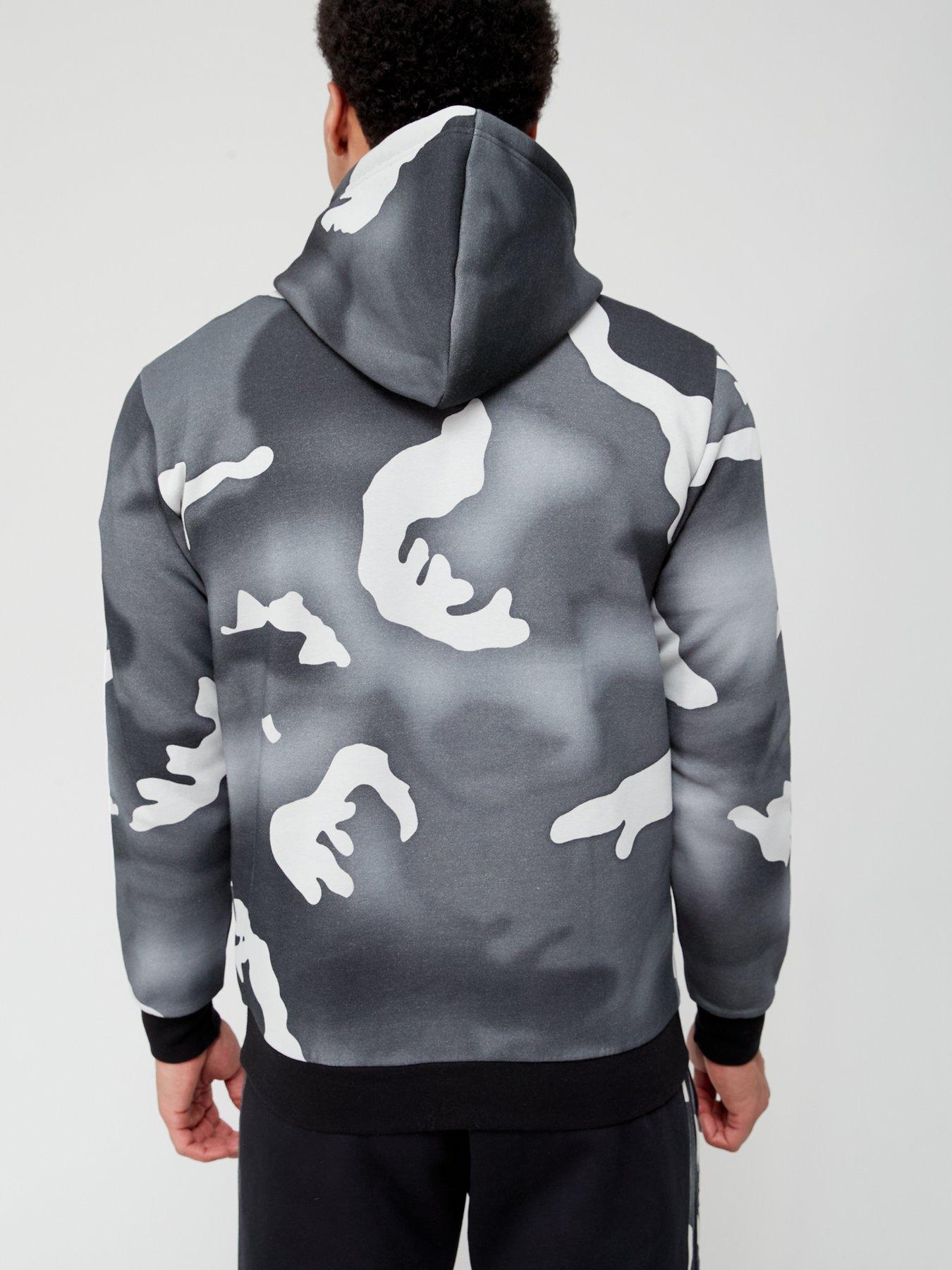 Image 2 of 6 of adidas Originals Graphics Camo Allover Print Hoodie - Black