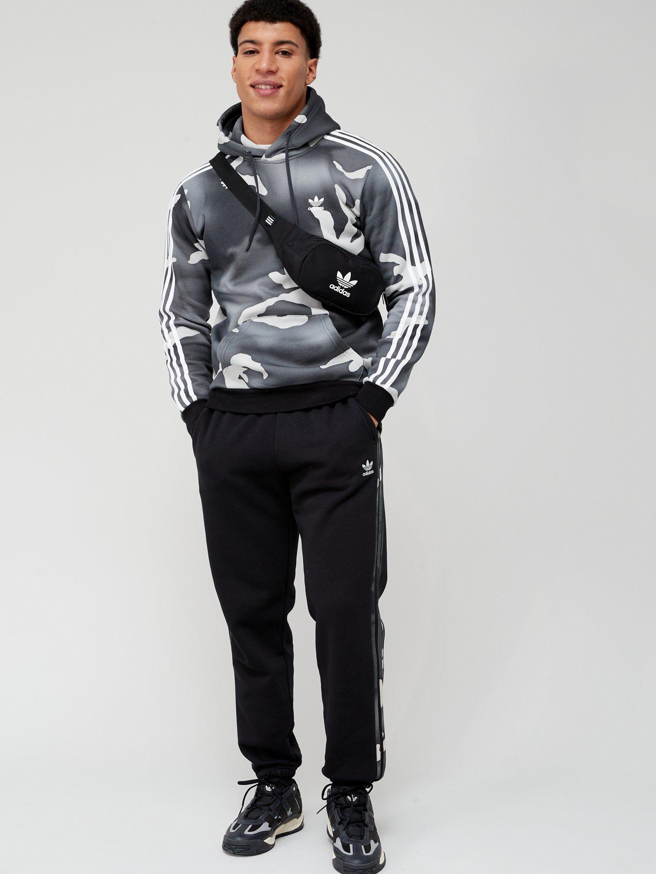 Image 3 of 6 of adidas Originals Graphics Camo Allover Print Hoodie - Black