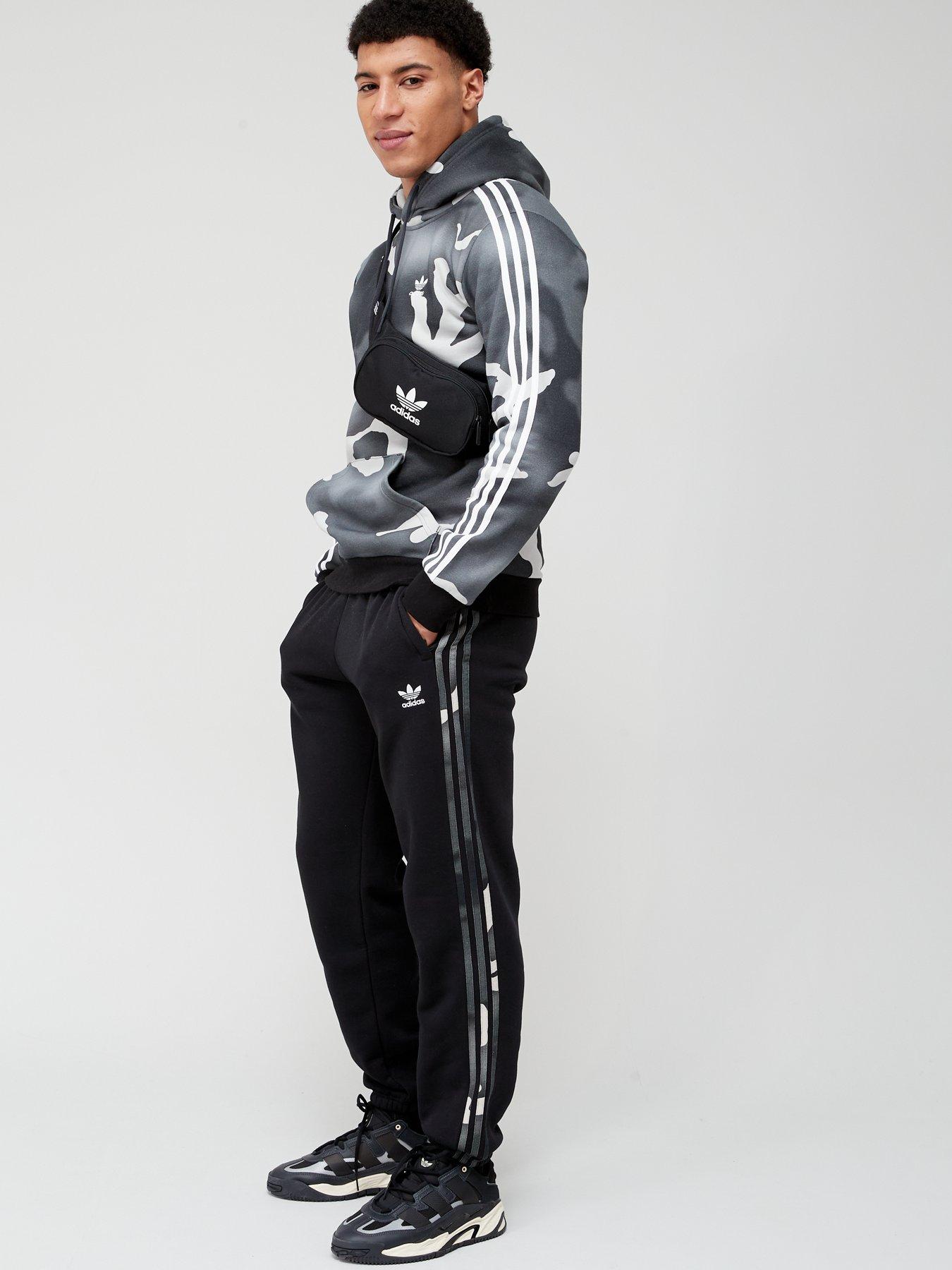 Image 6 of 6 of adidas Originals Graphics Camo Allover Print Hoodie - Black