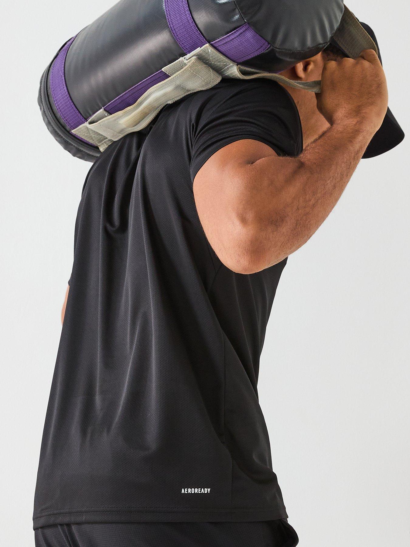  image of adidas-performance-train-essentials-training-t-shirt-blackwhite