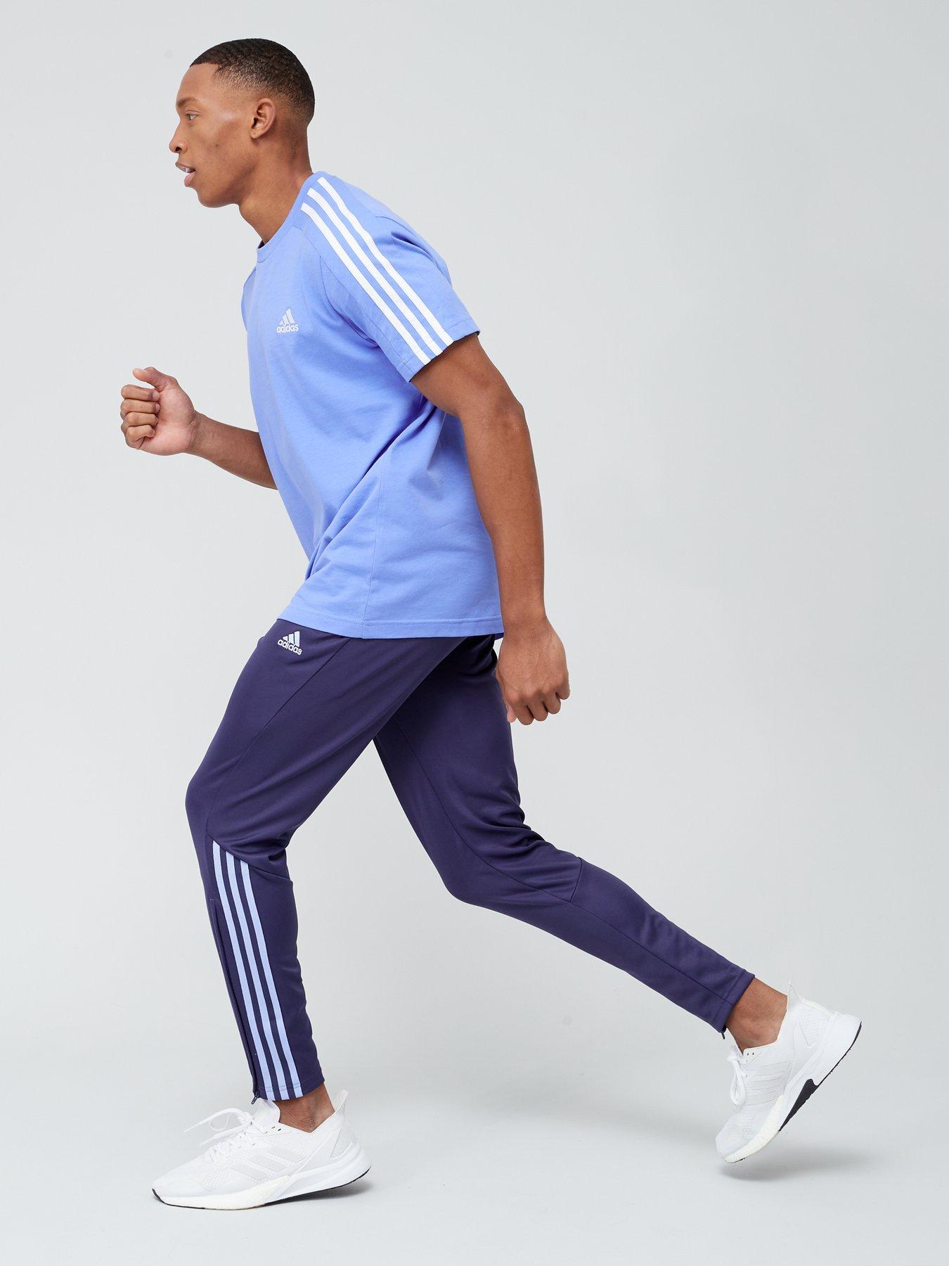 adidas tracksuit bottoms navy blue
