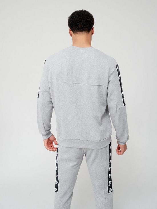 stillFront image of adidas-sportswear-brand-love-sweatshirt-grey
