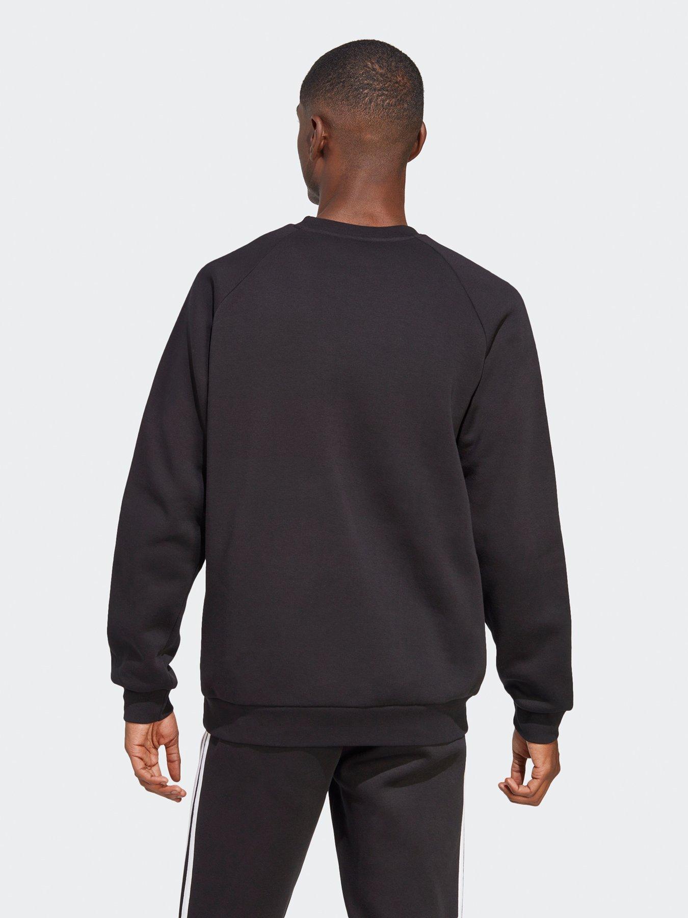 adidas Originals Adicolor Classics Crew Sweatshirt - Black | littlewoods.com