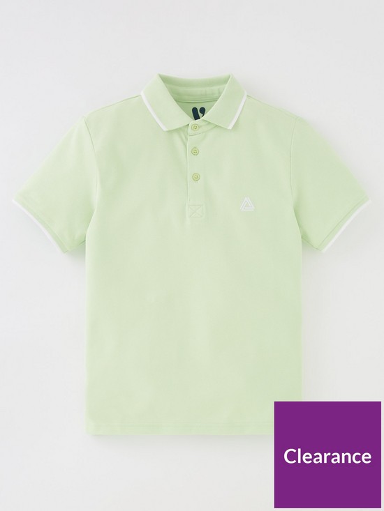 front image of v-by-very-boys-single-bright-polo-green