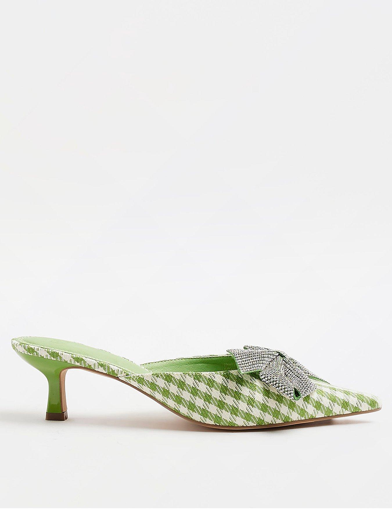 River island best sale green court shoes