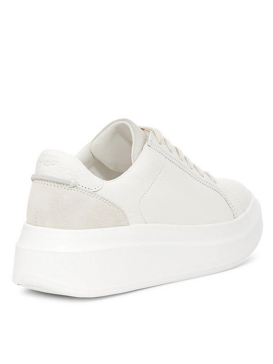 stillFront image of ugg-scape-lace-trainer-bright-white