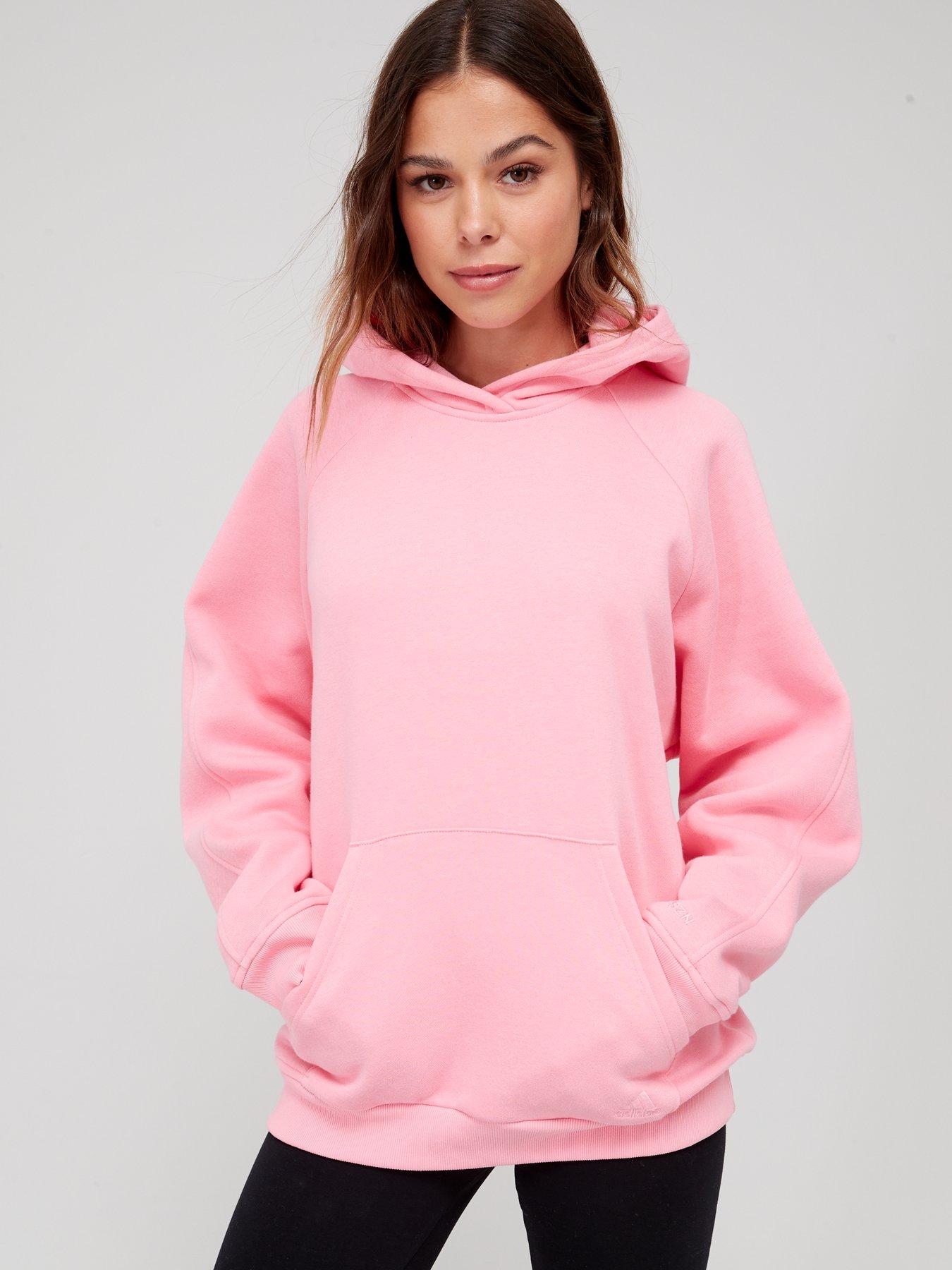 Light pink hot sale hoodie adidas