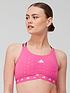  image of adidas-brand-love-sports-bra-medium-support-pink
