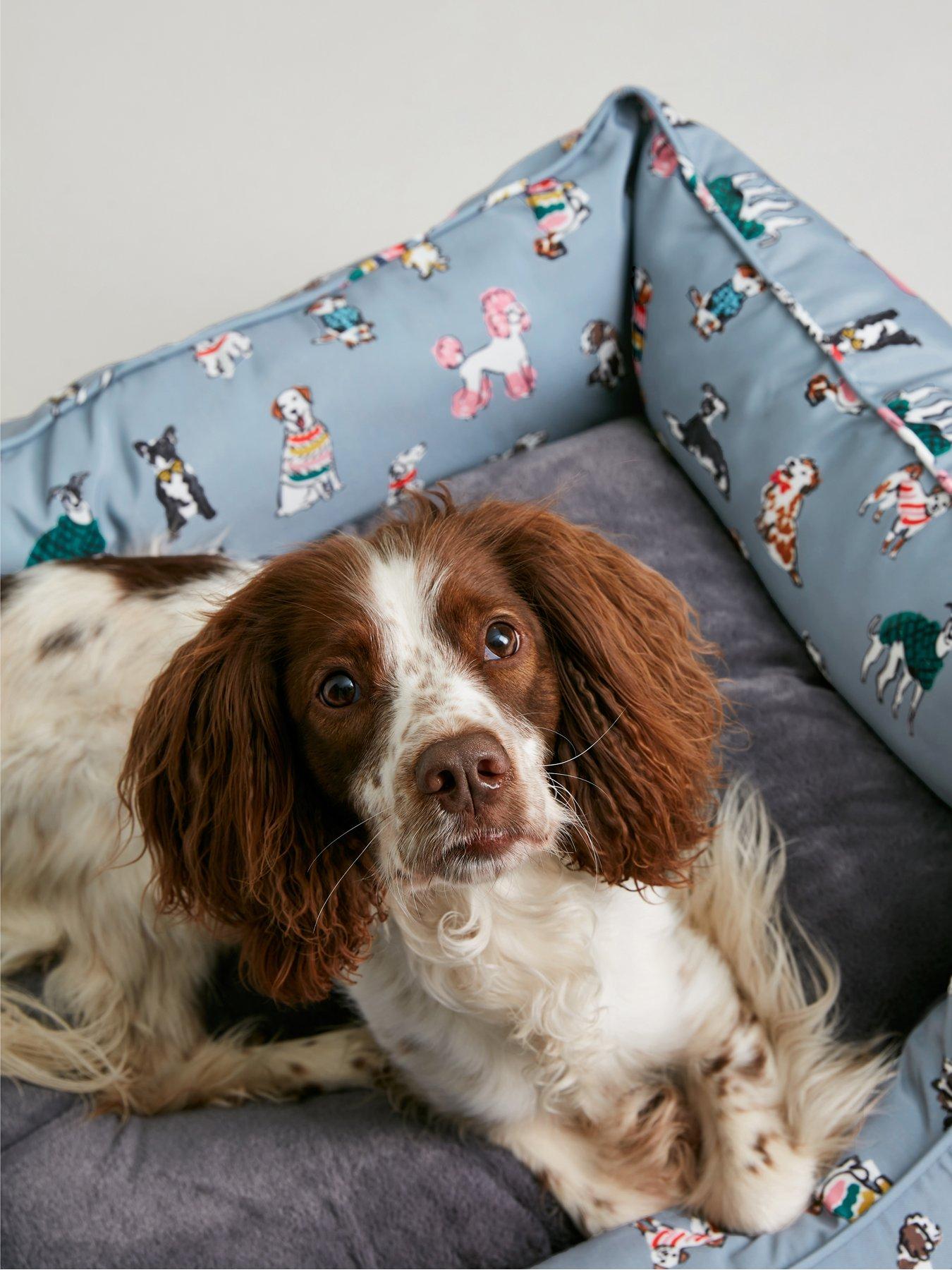  image of joules-rainbow-dogs-box-bed-medium
