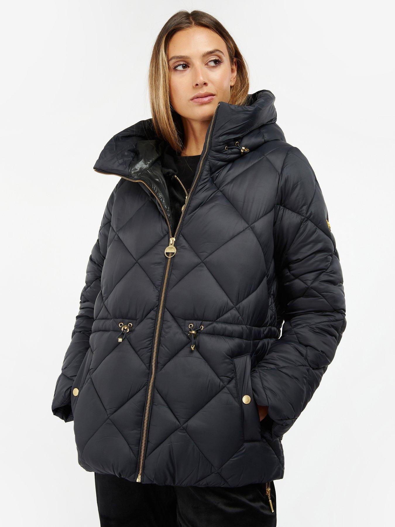 Napier Quilt Padded Jacket - Black