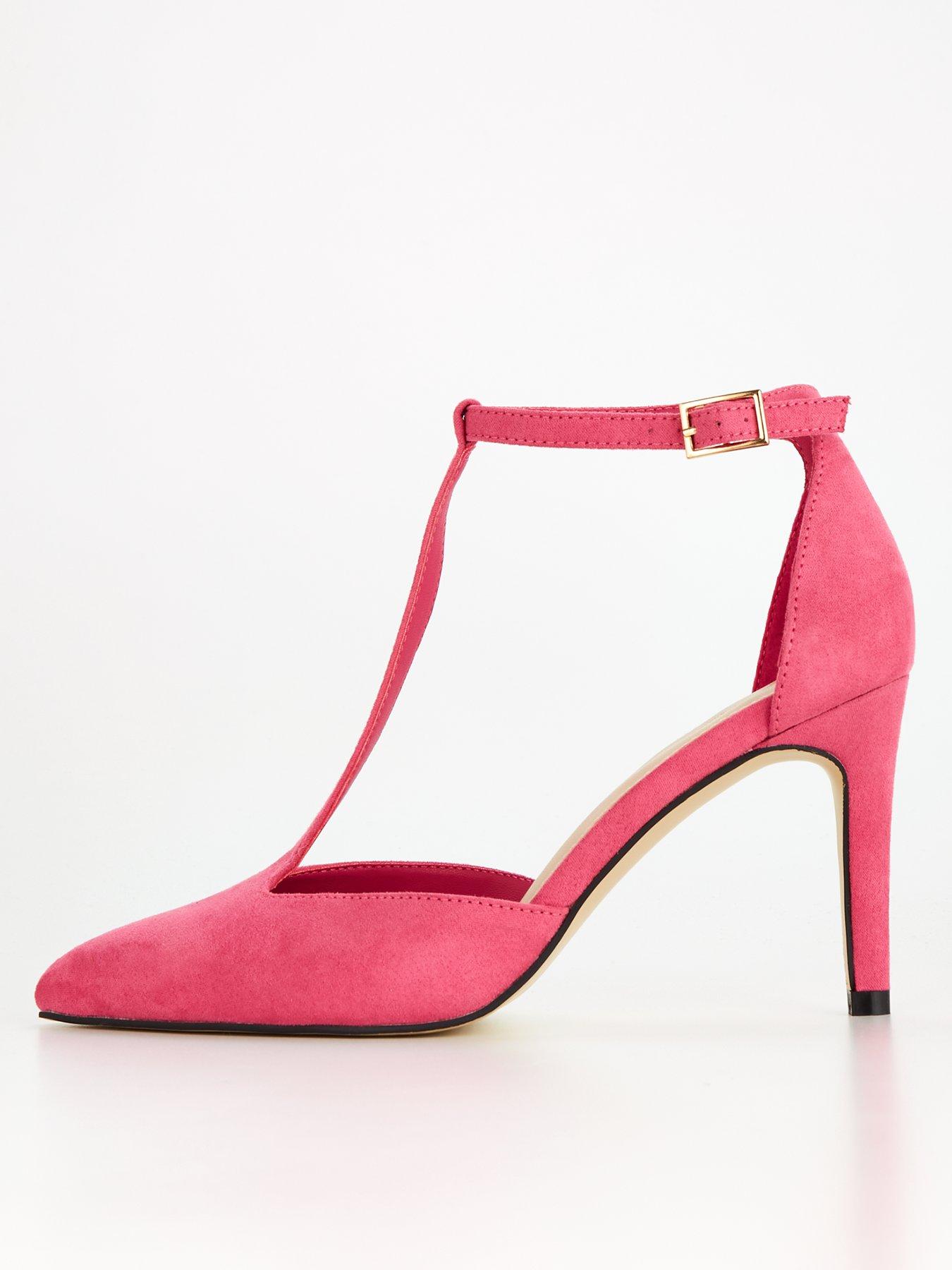 Pink t hot sale bar heels