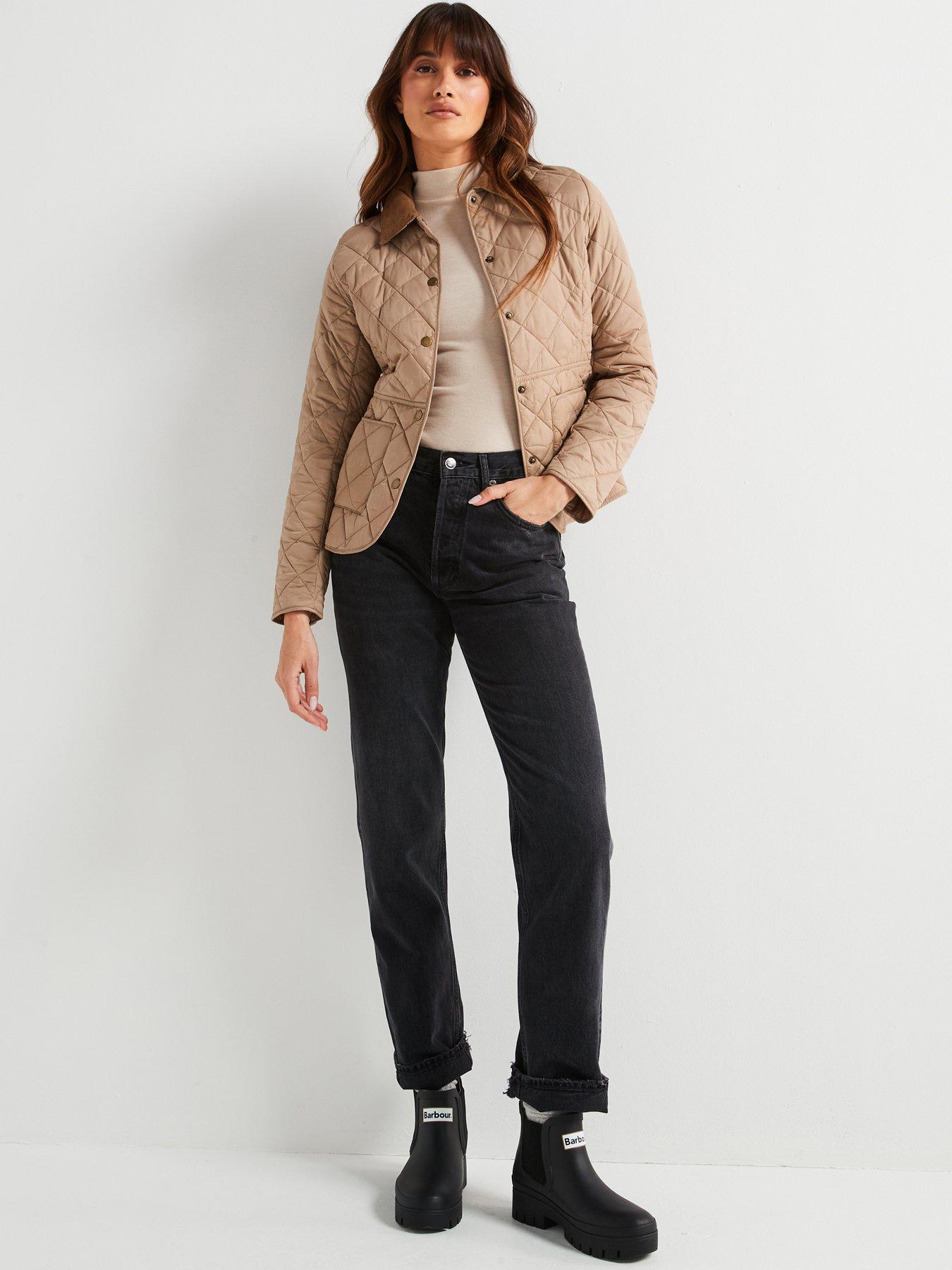  image of barbour-deveron-quilt-beige