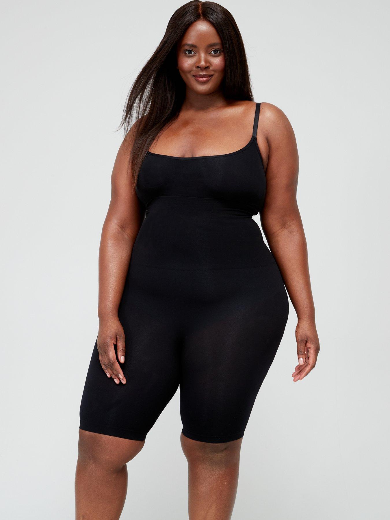 Shape Enhancing Seamless Mid Thigh Short - Black