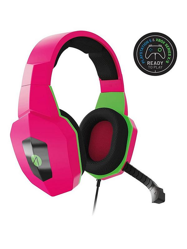 Stealth Gaming Headset for XBOX, PS4/PS5, Switch, PC - Neon Edition - Pink  & Green