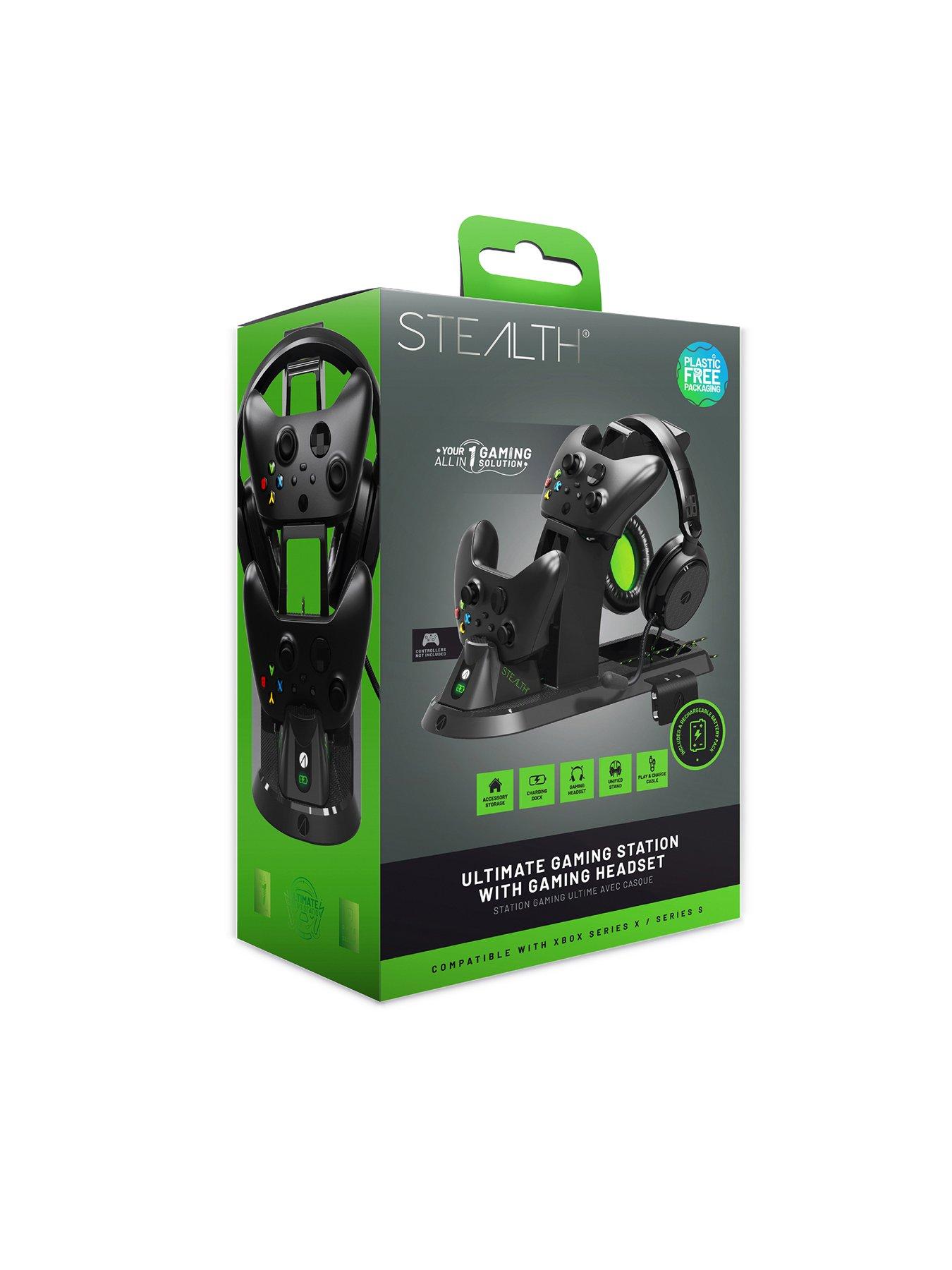  image of stealth-all-in-one-gaming-headset-charging-dock-amp-headset-stand-in-one-for-xbox-series-sx-black