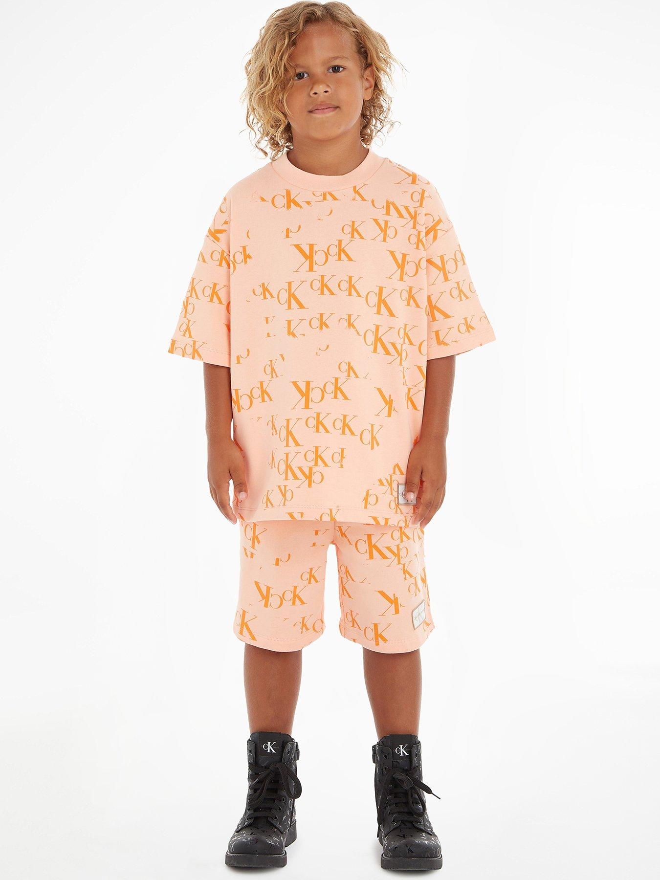 calvin-klein-jeans-kids-all-over-print-monogram-shorts-set-cantaloupe