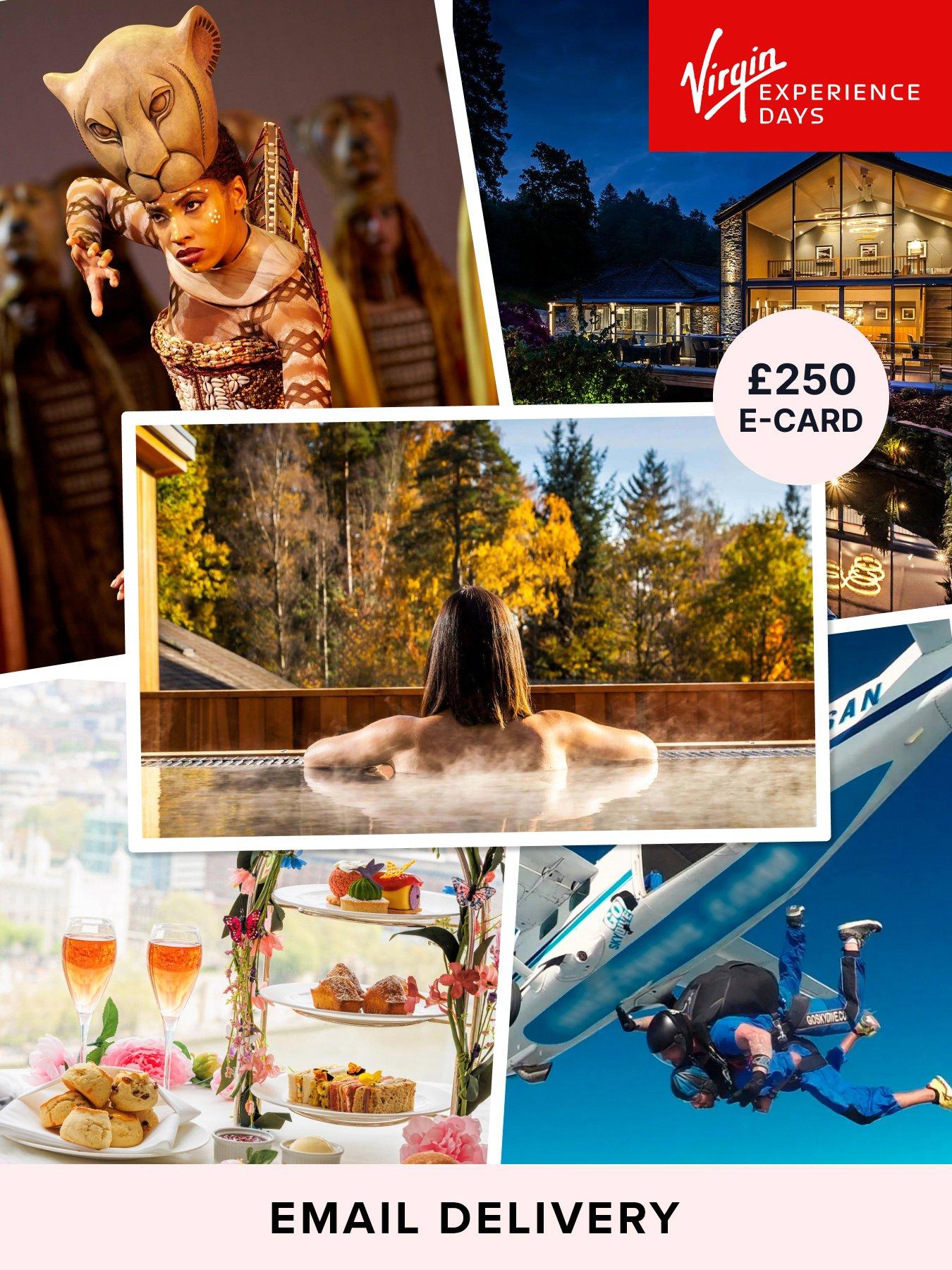 Virgin Experience Days Digital £250 Gift Card