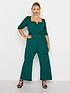  image of yours-notch-neck-jumpsuit-green