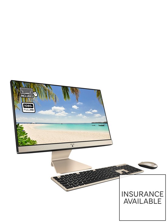 front image of asus-vivo-v222fak-ba126w-all-in-one-desktop-pc-215in-fhdnbspintel-core-i3-8gb-ram-256gb-ssd