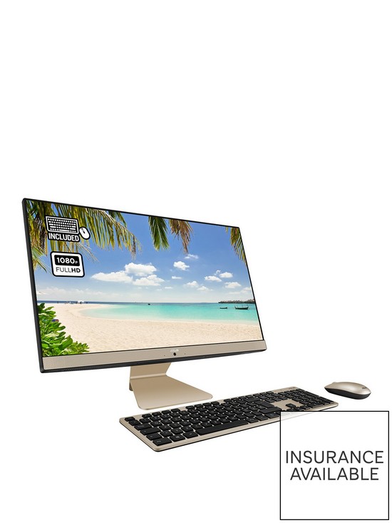 front image of asus-vivo-v241eak-ba249w-all-in-one-desktop-pc-238in-fhd-ips-intel-core-i3-8gb-ramnbsp5126gb-ssd
