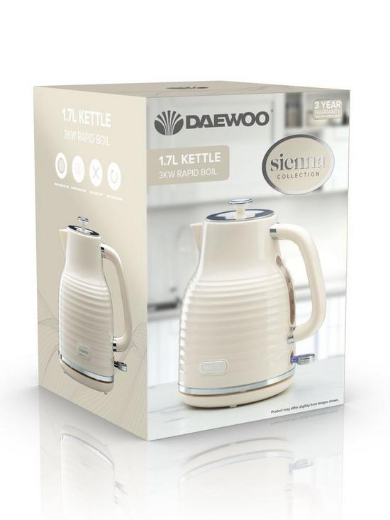 stillFront image of daewoo-sienna-17l-3kw-jug-kettle-cream