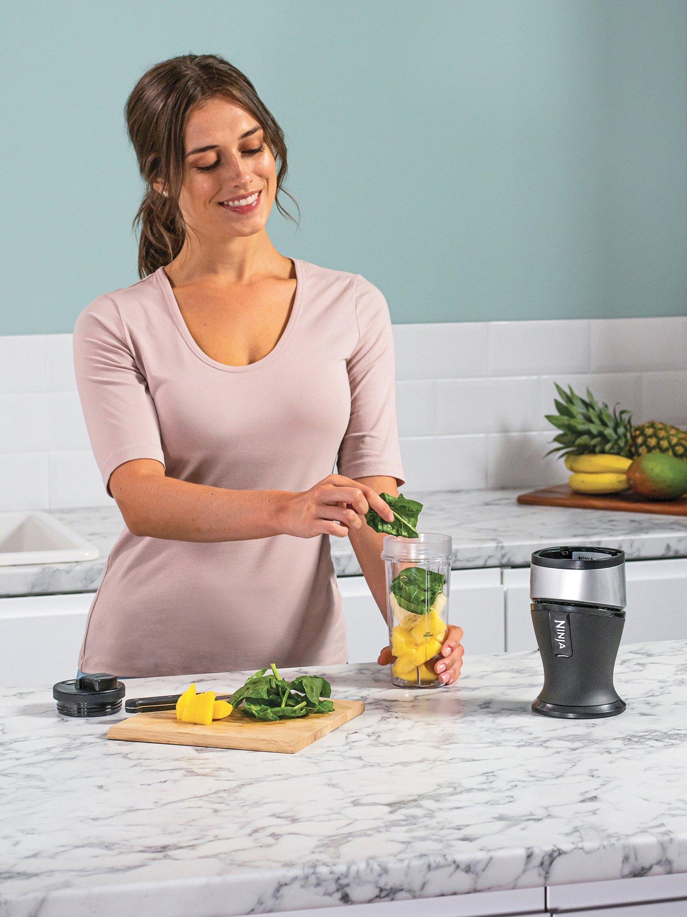 Image 3 of 5 of NINJA Slim Blender &amp; Smoothie Maker 700W- Silver QB3001UKS