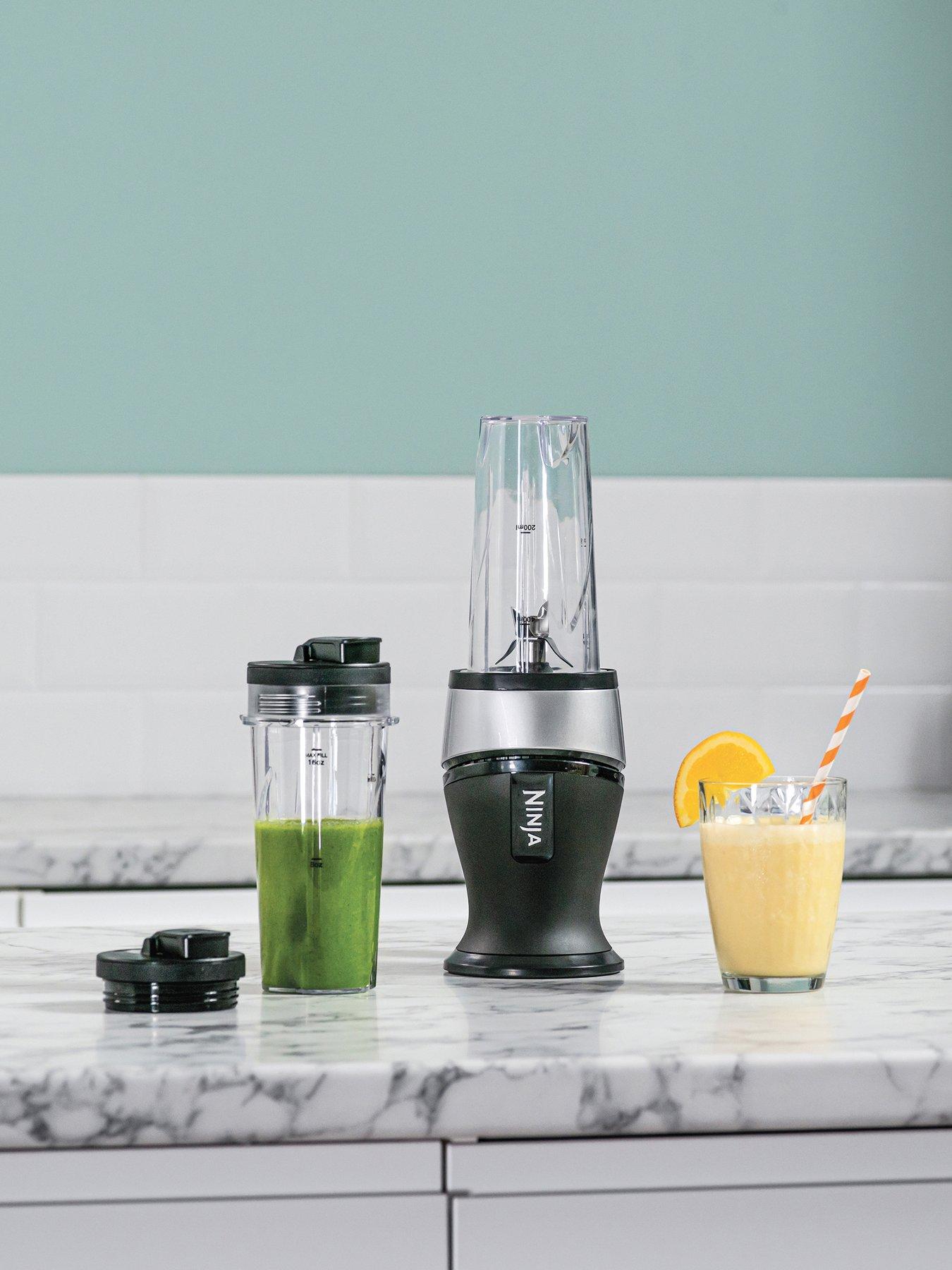 NINJA Slim Blender Smoothie Maker 700W- Silver QB3001UKS
