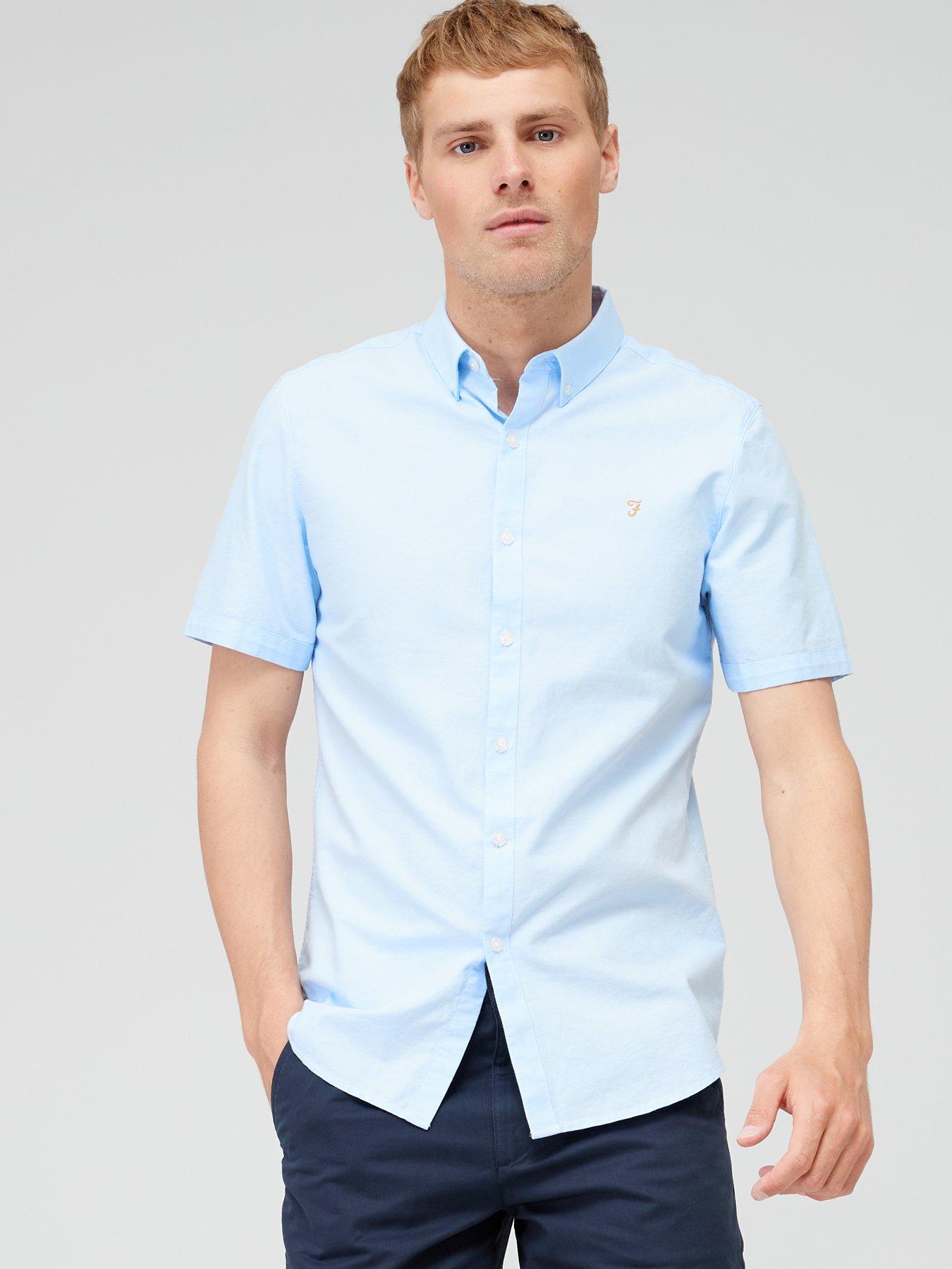 farah-brewer-short-sleeve-shirt-lightnbspblue