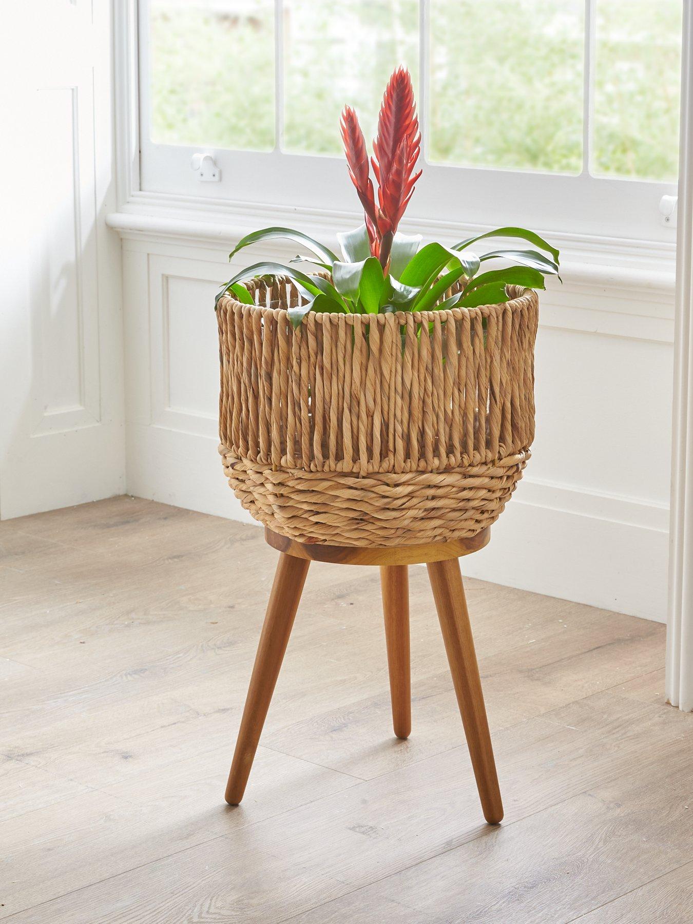 the-very-collection-water-hyacinth-planter-on-wooden-legs