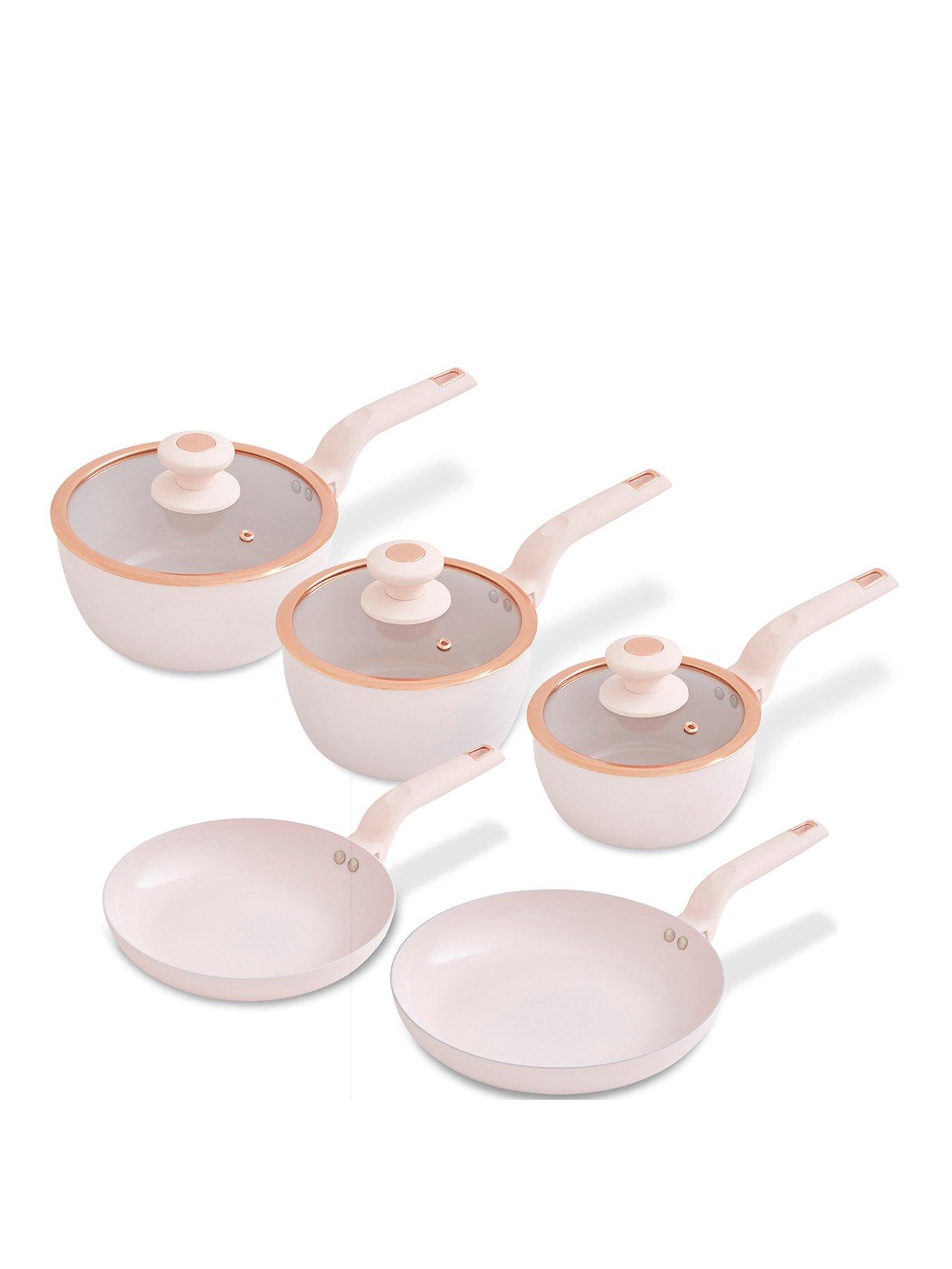 Image 1 of 7 of Tower Cavaletto 5-Piece Pan Set &ndash; Pink