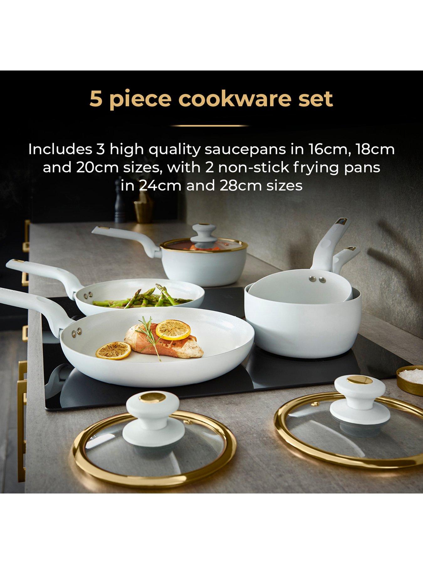  image of tower-cavaletto-5-piece-pan-set-ndash-white