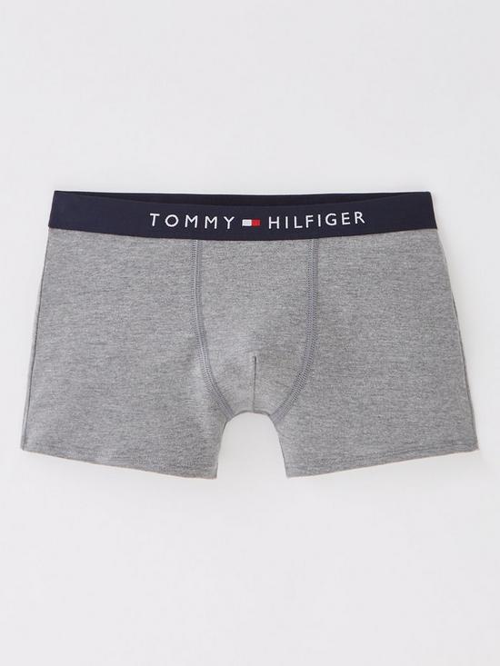 back image of tommy-hilfiger-boys-2-pack-trunks-whitegrey