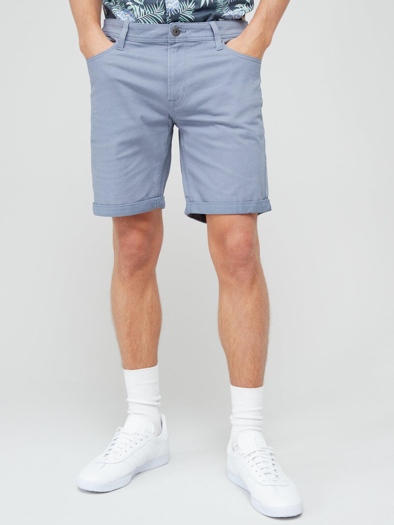 front image of jack-jones-original-5-pocket-shorts-blue