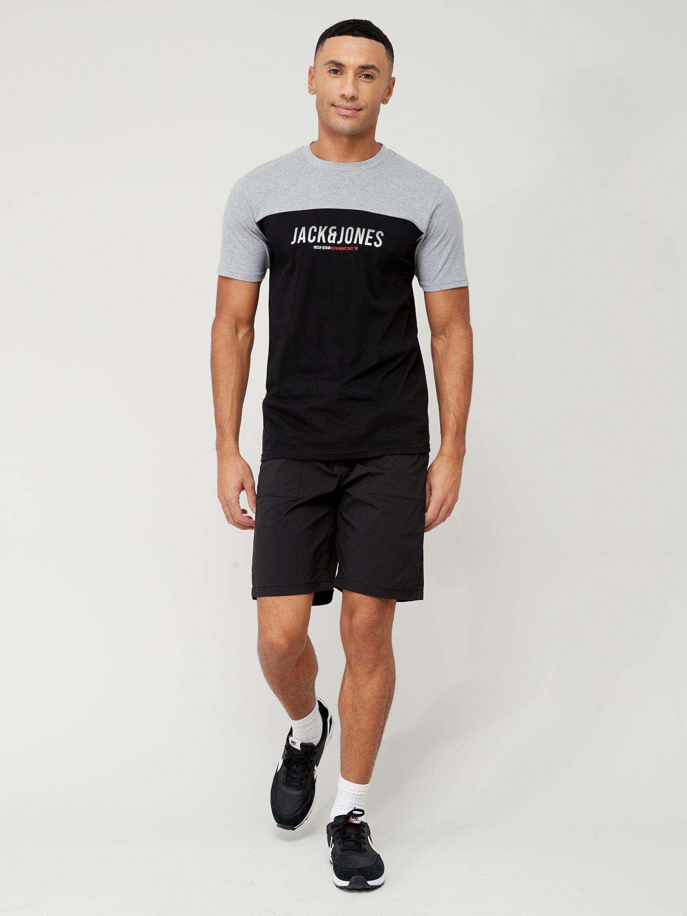  image of jack-jones-juno-technical-shorts-black