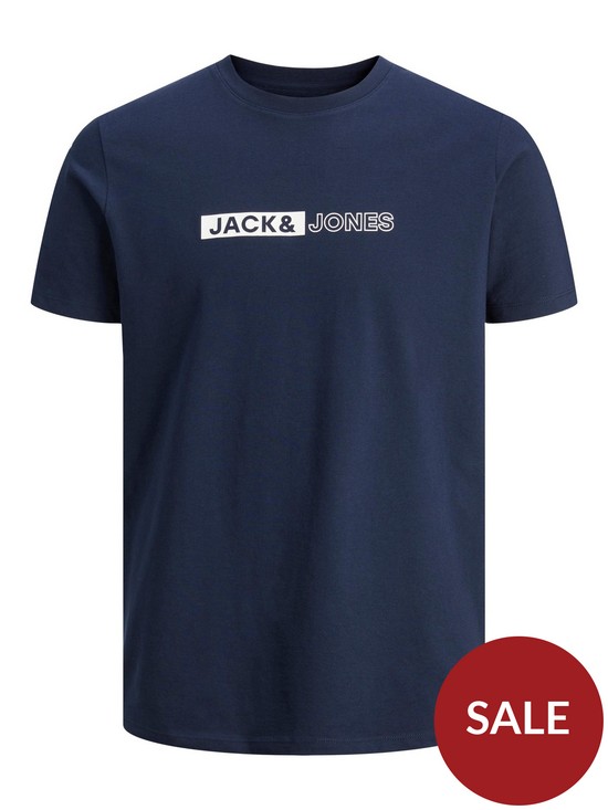 outfit image of jack-jones-t-shirt-shorts-multipack-navy