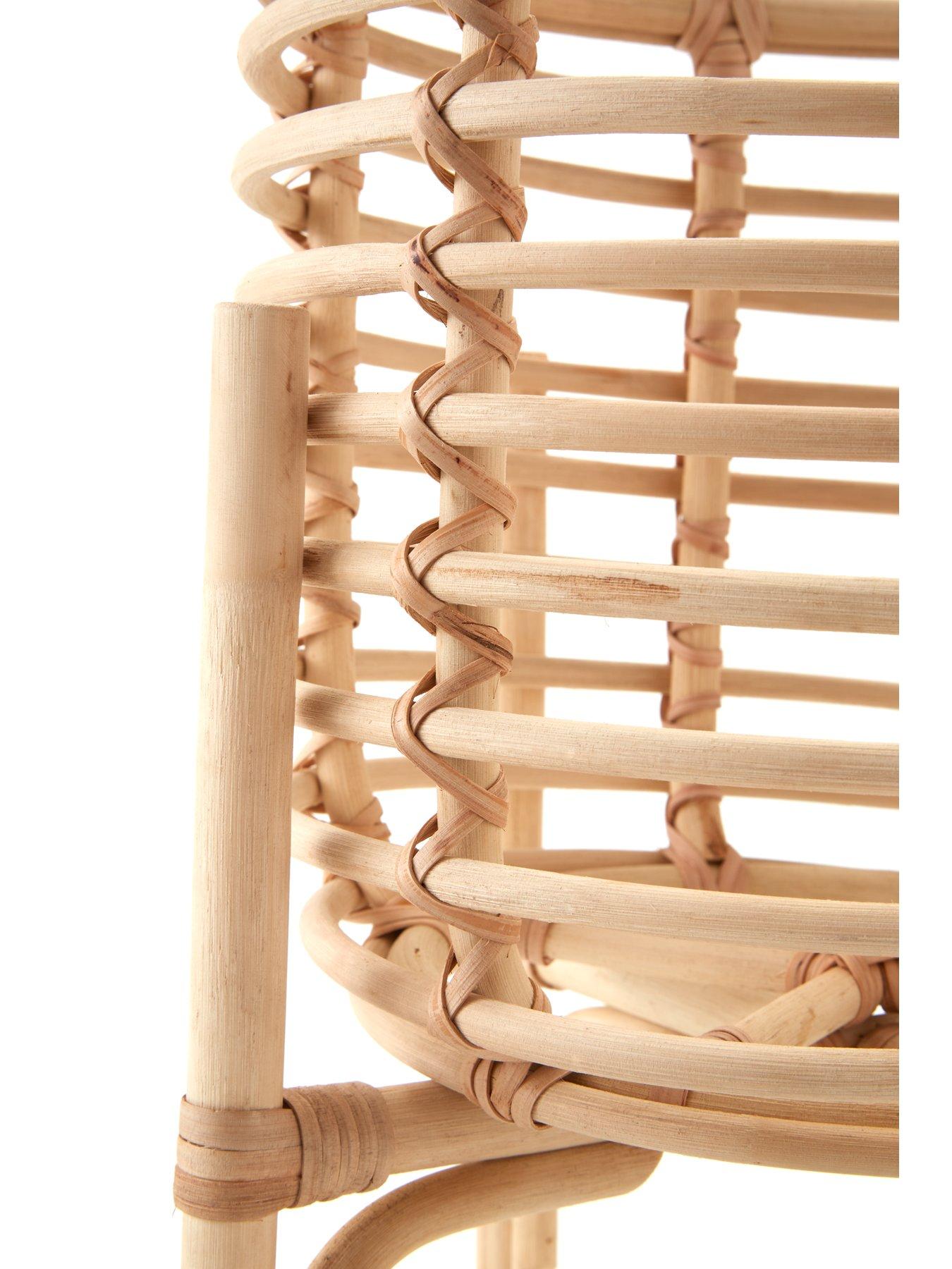 Image 4 of 6 of The Very Collection Rattan Standing Planter