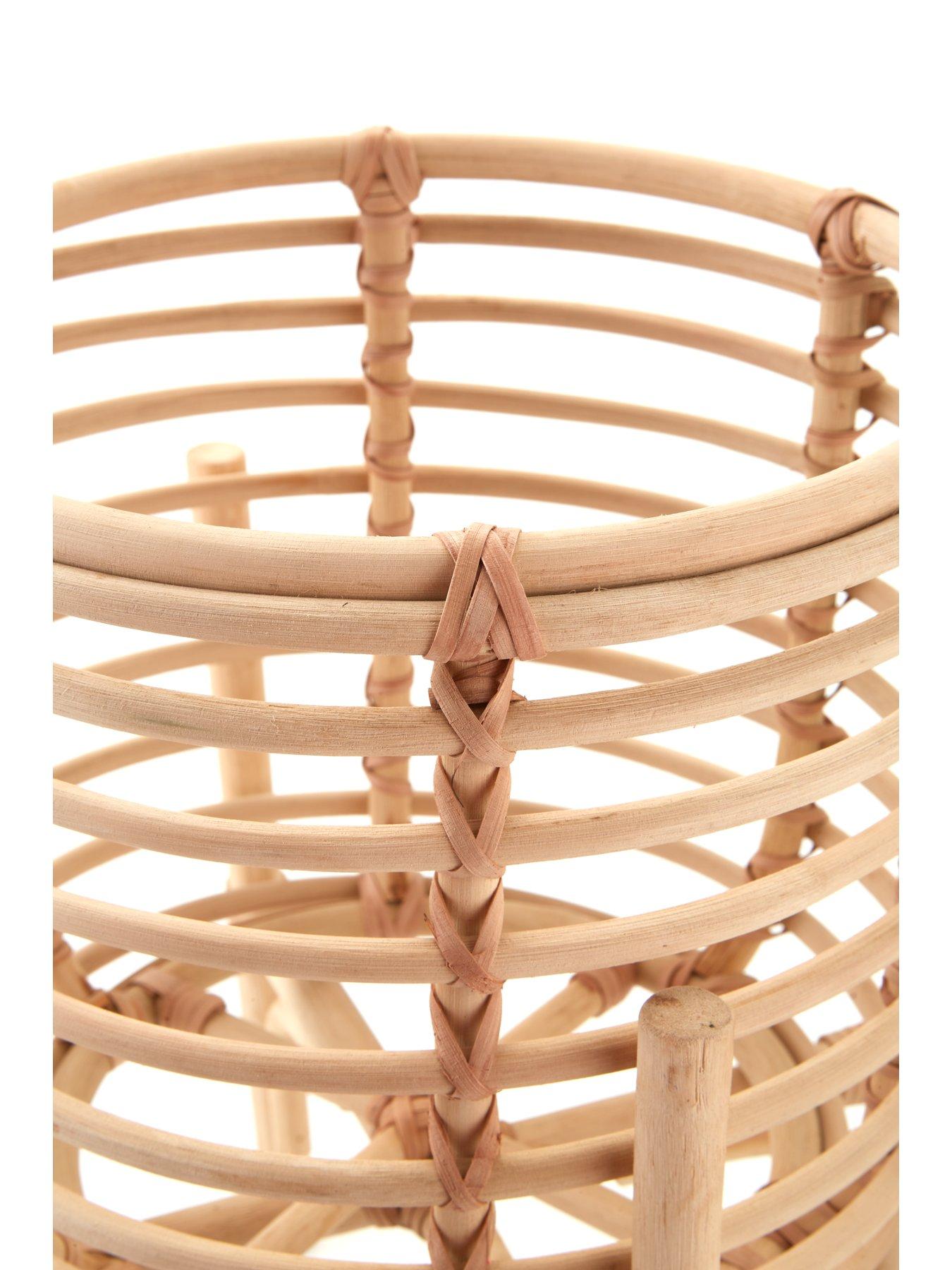  image of the-very-collection-rattan-standing-planter