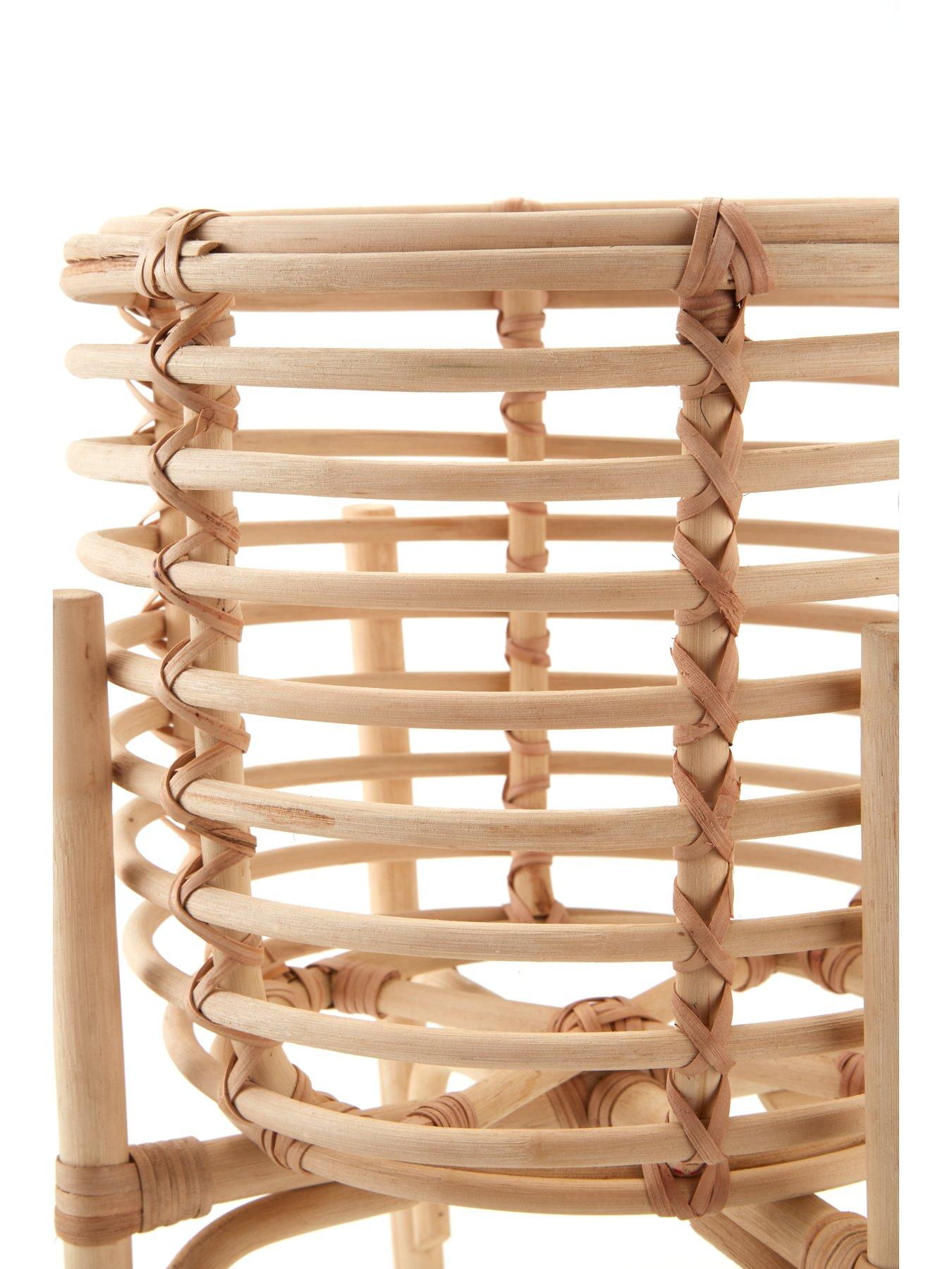 Image 6 of 6 of The Very Collection Rattan Standing Planter